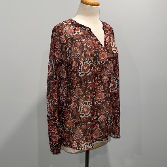 Lucky brand peasant blouse, size medium - Picture 3 of 6